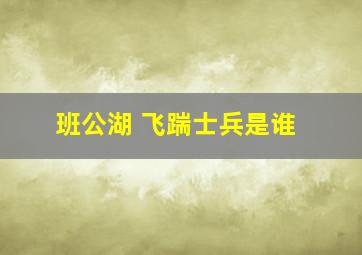 班公湖 飞踹士兵是谁